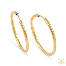 Load image into Gallery viewer, 19.2ct Gold Hoop Earrings AR55048