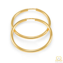 Load image into Gallery viewer, 19.2ct Gold Hoop Earrings AR55048