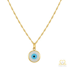 Load image into Gallery viewer, 19.2ct Gold Turkish Eye Pendant BE66080
