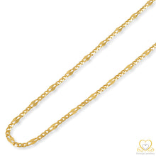 Load image into Gallery viewer, 19.2ct Gold Figaro Chain FI012