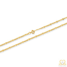 Load image into Gallery viewer, 19.2ct Gold Figaro Chain FI012