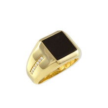 Carregar imagem no visualizador da galeria, 14ct Gold Men`s Ring AN14002
