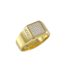 Carregar imagem no visualizador da galeria, 14ct Gold Men`s Ring AN14003
