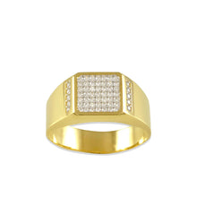 Carregar imagem no visualizador da galeria, 14ct Gold Men`s Ring AN14003
