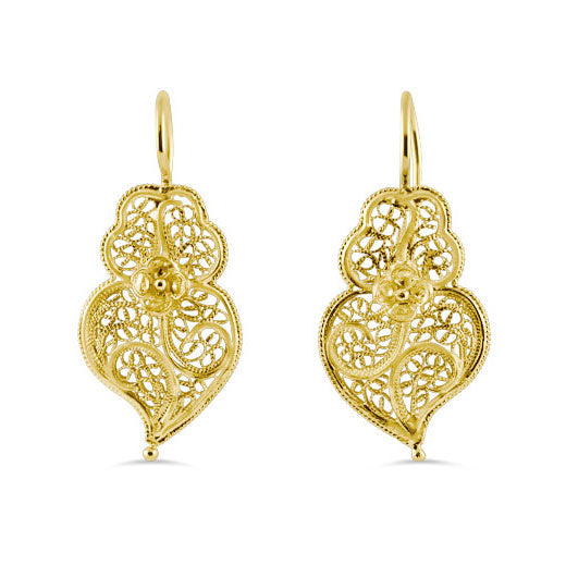 19.2ct Gold Heart of Viana Earrings BR50702