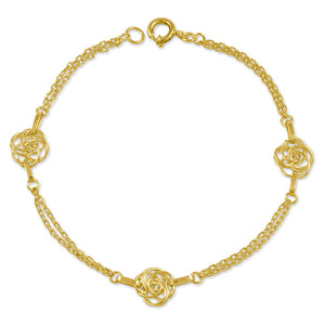 9ct Yellow Gold Bracelet PU0242