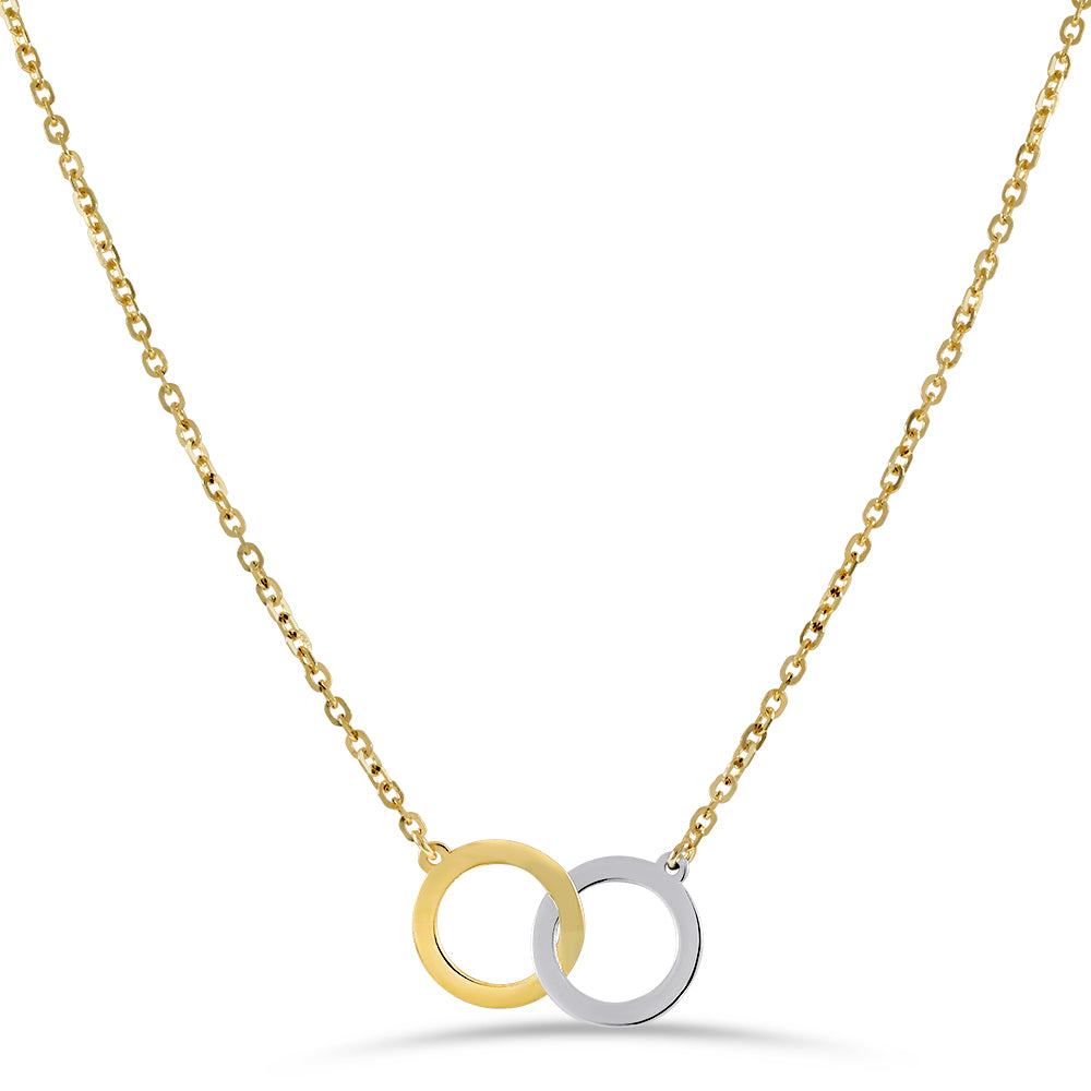 19.2ct Yellow and White Gold Necklace VO40173