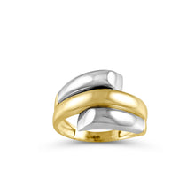 Carregar imagem no visualizador da galeria, 14ct Yellow and White Gold Ring 14AN06
