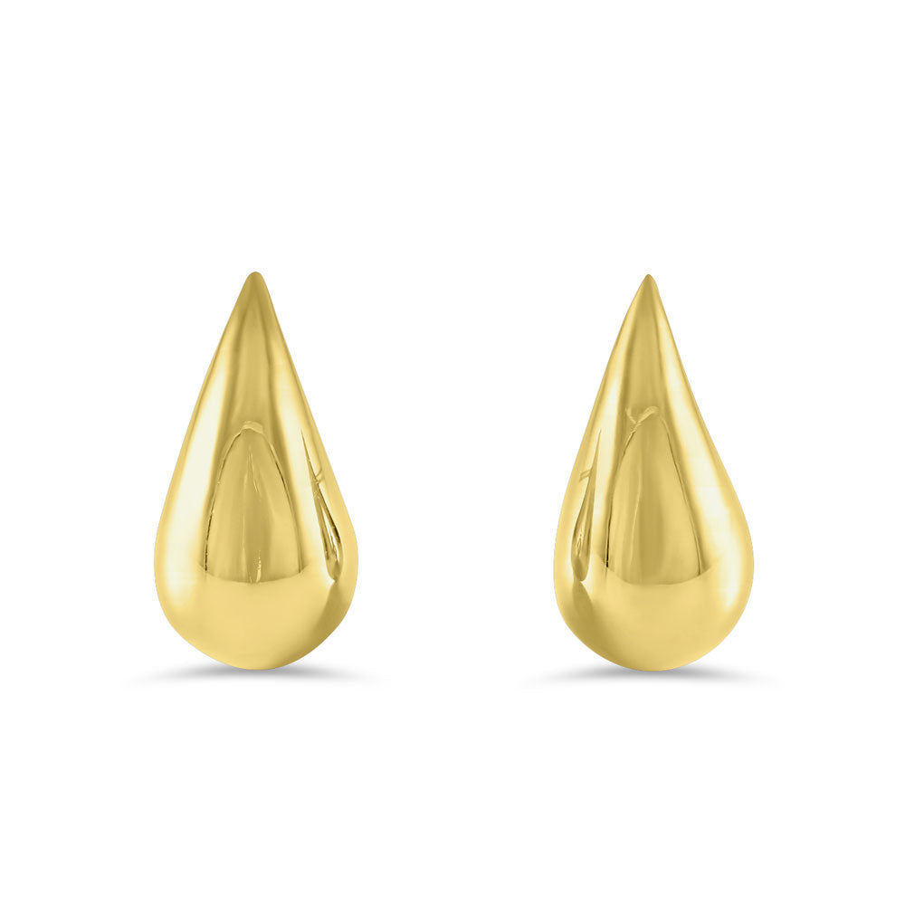 14ct Gold Teardrop Earrings 14BR01