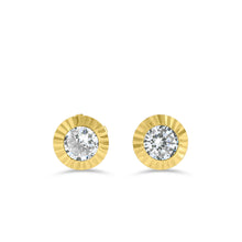 Carregar imagem no visualizador da galeria, 14ct Gold Stud Earrings 14BR04
