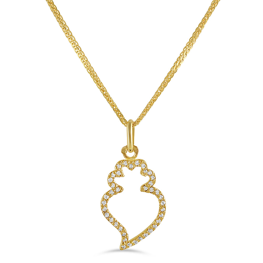 9ct Gold Viana Heart Pendant 9KVO005 – portugaljewellery