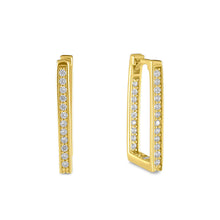 Carregar imagem no visualizador da galeria, 9ct Gold Hoop Earrings 9BR02
