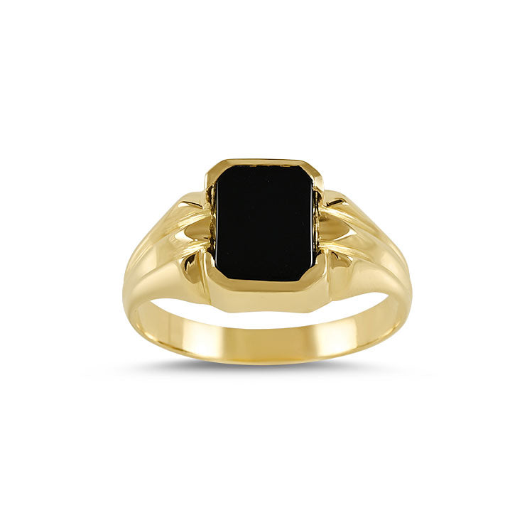 19.2ct Yellow Gold Men`s Ring AH0466