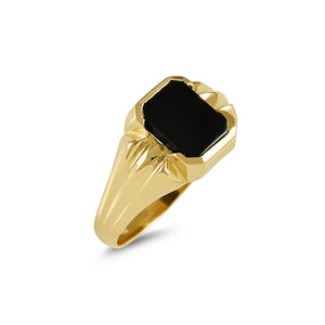 19.2ct Yellow Gold Men`s Ring AH0466