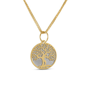 19.2ct Yellow Gold Tree of Life Pendant CR0168