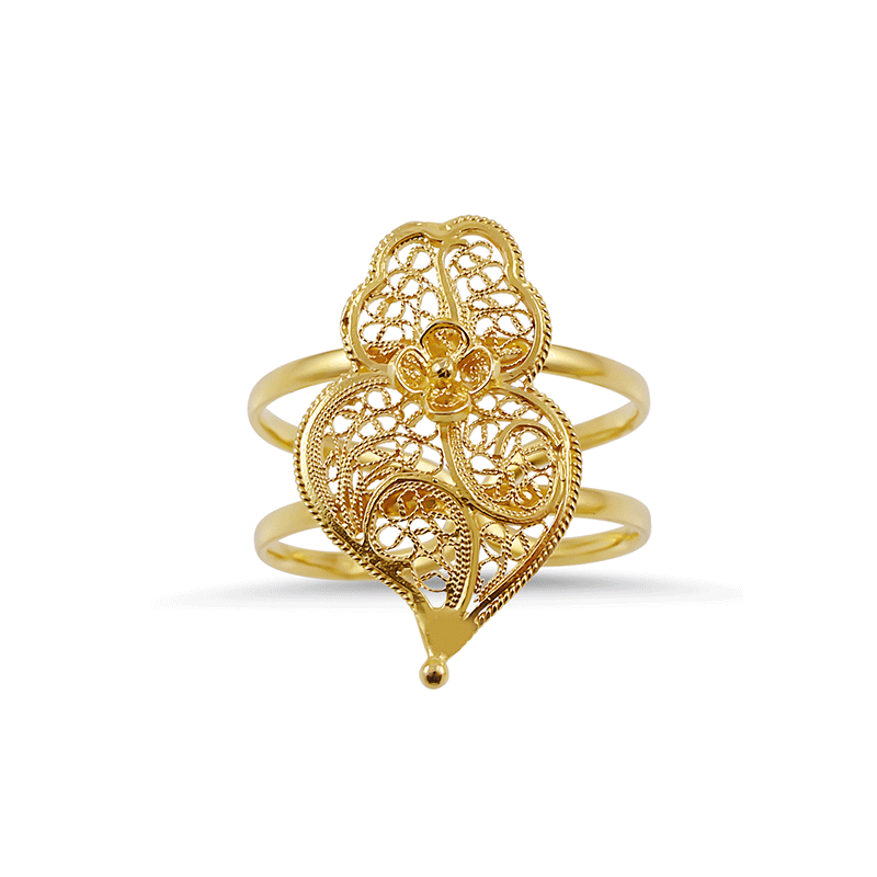 19.2ct Gold Viana Heart Ring AS13801