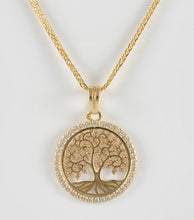Load image into Gallery viewer, 19,2ct Yellow Gold Tree Of Life Pendant ME0844

