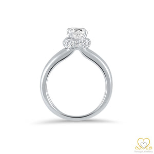 9ct White Gold Solitaire Ring 9AN0010