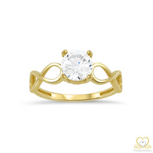 Load image into Gallery viewer, 9ct Yellow Gold Infinity Ring 9AN0013
