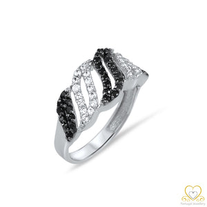 9ct White Gold Ring 9AN015