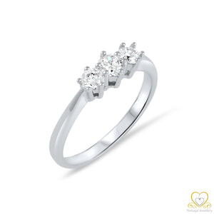 9ct White Gold Ring 9AN016