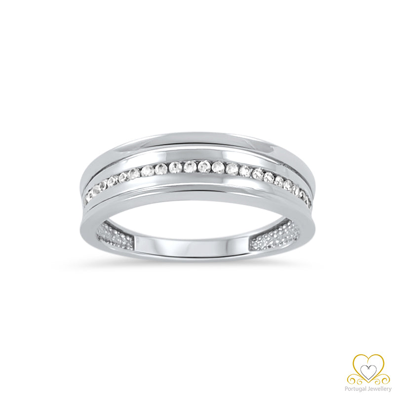 9ct White Gold Ring 9AN0254