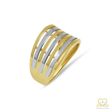 Load image into Gallery viewer, 9ct Yellow and White Gold Ring 9AN0340
