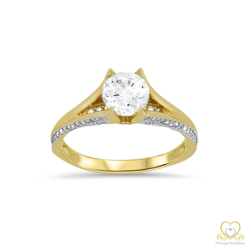 9ct Yellow Gold Solitaire Ring 9AN0524