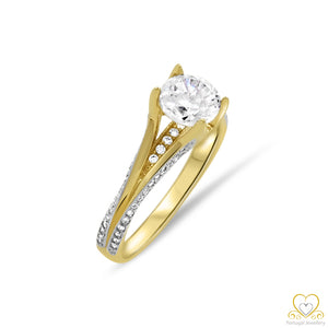 9ct Yellow Gold Solitaire Ring 9AN0524