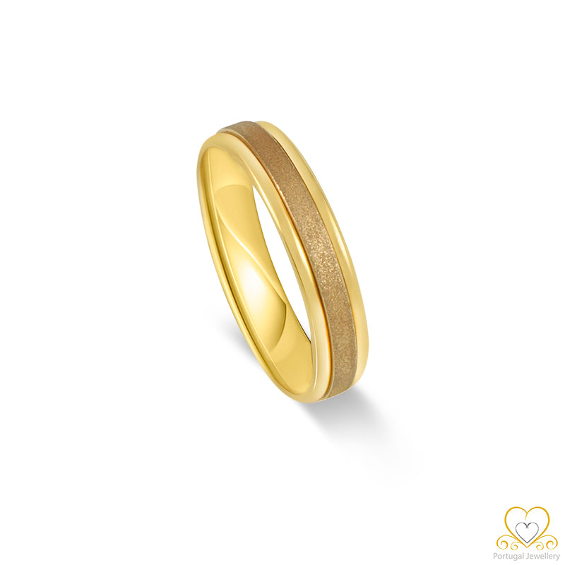 19.2ct Yellow Gold Wedding Ring AL012