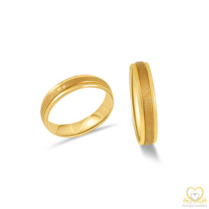 19.2ct Yellow Gold Wedding Ring AL012