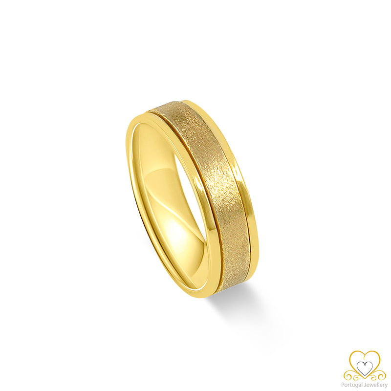 19.2ct  Yellow Gold Wedding Ring AL013