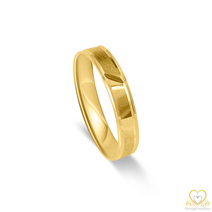 19.2ct Yellow Gold Wedding Ring AL019