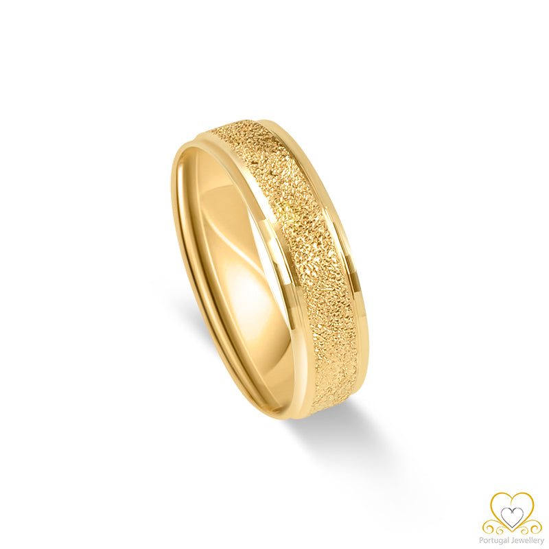 19.2ct Yellow Gold Wedding Ring AL032