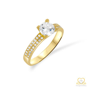 19.2ct Yellow Gold Engagement Ring AN008