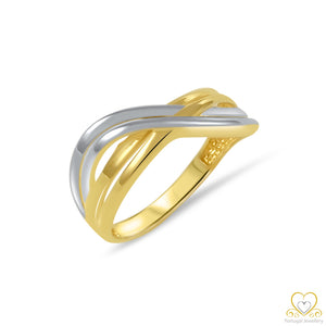 19.2ct Yellow and White Gold Ring AN01007