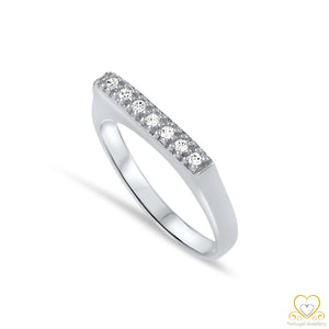 19.2ct White Gold Ring AN054