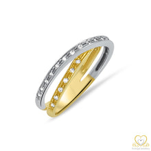 Load image into Gallery viewer, 19.2ct Yellow and White Gold Ring AN077
