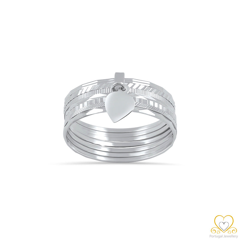 19.2ct White Gold Ring AN087