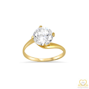19.2ct Gold Solitaire Ring AN1007