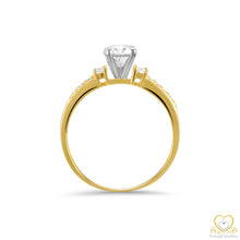 Load image into Gallery viewer, 19.2ct Yellow Gold 5MM Solitaire Ring AN1037
