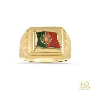 19.2ct Gold Portuguese Flag Ring ANH016