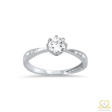 Load image into Gallery viewer, 19.2ct White Gold 5MM Solitaire Ring AS13787
