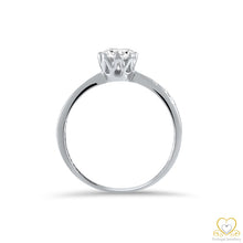 Load image into Gallery viewer, 19.2ct White Gold 5MM Solitaire Ring AS13787
