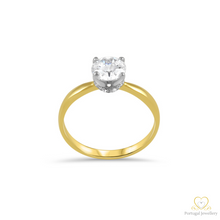 Load image into Gallery viewer, 19.2ct Yellow and White Gold Solitaire Ring AS13795
