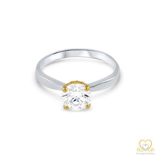 Load image into Gallery viewer, 19.2ct White and Yellow Gold Solitaire Ring AS13797
