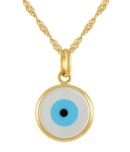 Load image into Gallery viewer, 19.2ct Gold Turkish Eye Pendant BE66080
