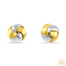 Load image into Gallery viewer, 19.2ct Gold Stud 7mm Earrings BR039
