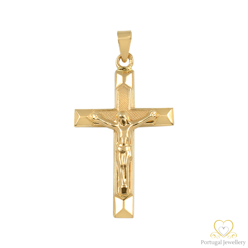 19.2ct Yellow Gold Cross Pendant CR0058