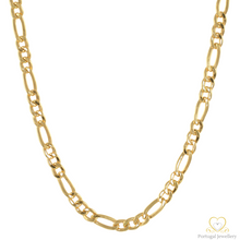 Load image into Gallery viewer, 19.2ct Hollow Gold Figaro Chain FI0709

